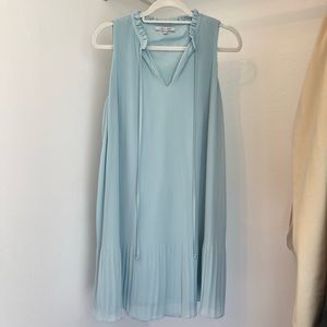 Naked zebra light blue dress